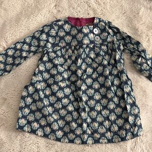 Pink Chicken Adorable Owl Print Dress